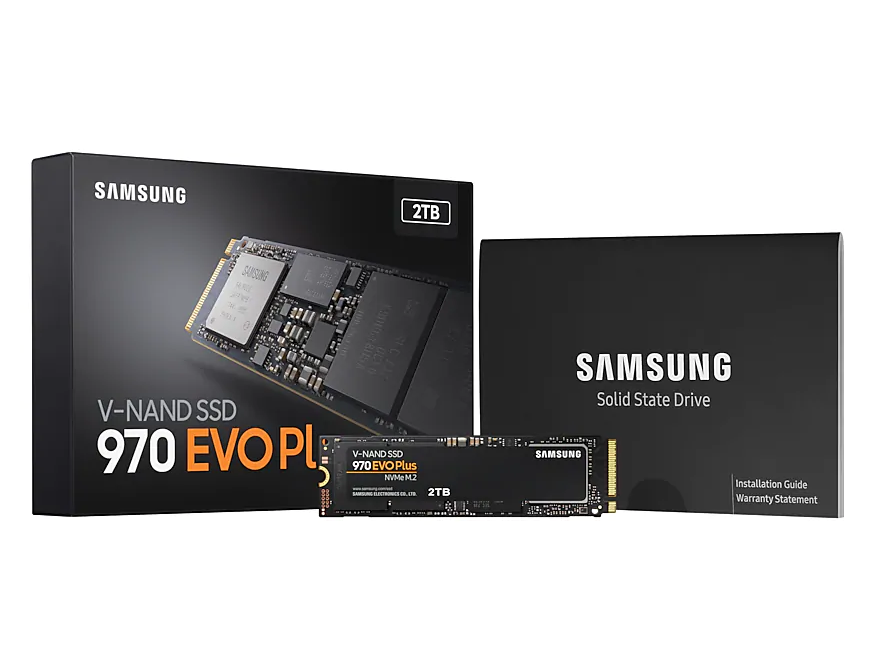 Samsung 三星 970 EVO Plus 2TB TLC NVMe PCIe 3.0 x4 M.2 2280 SSD