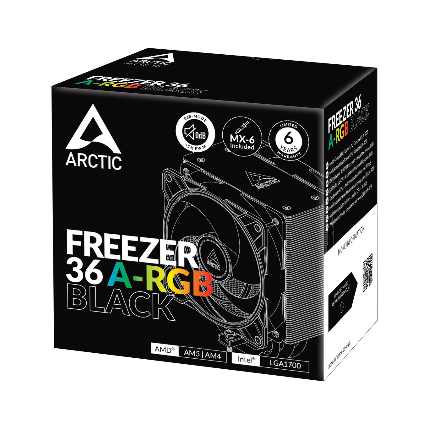 ARCTIC Freezer 36 A-RGB  - Black -4