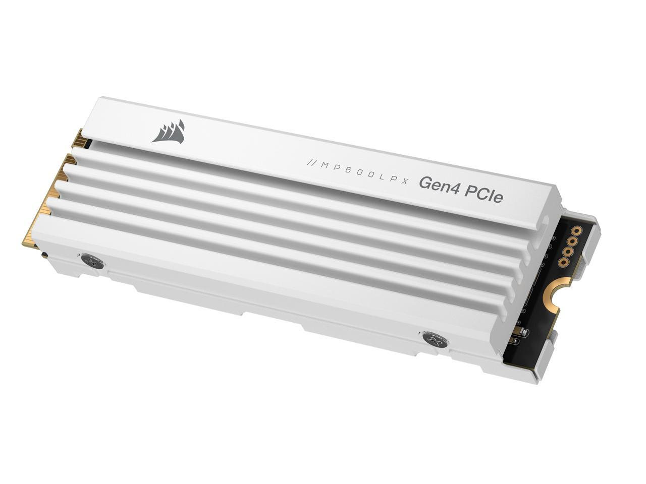 Corsair MP600 PRO LPX White Limited Edition 1TB TLC NVMe PCIe 4.0 x4 M.2 2280 SSD