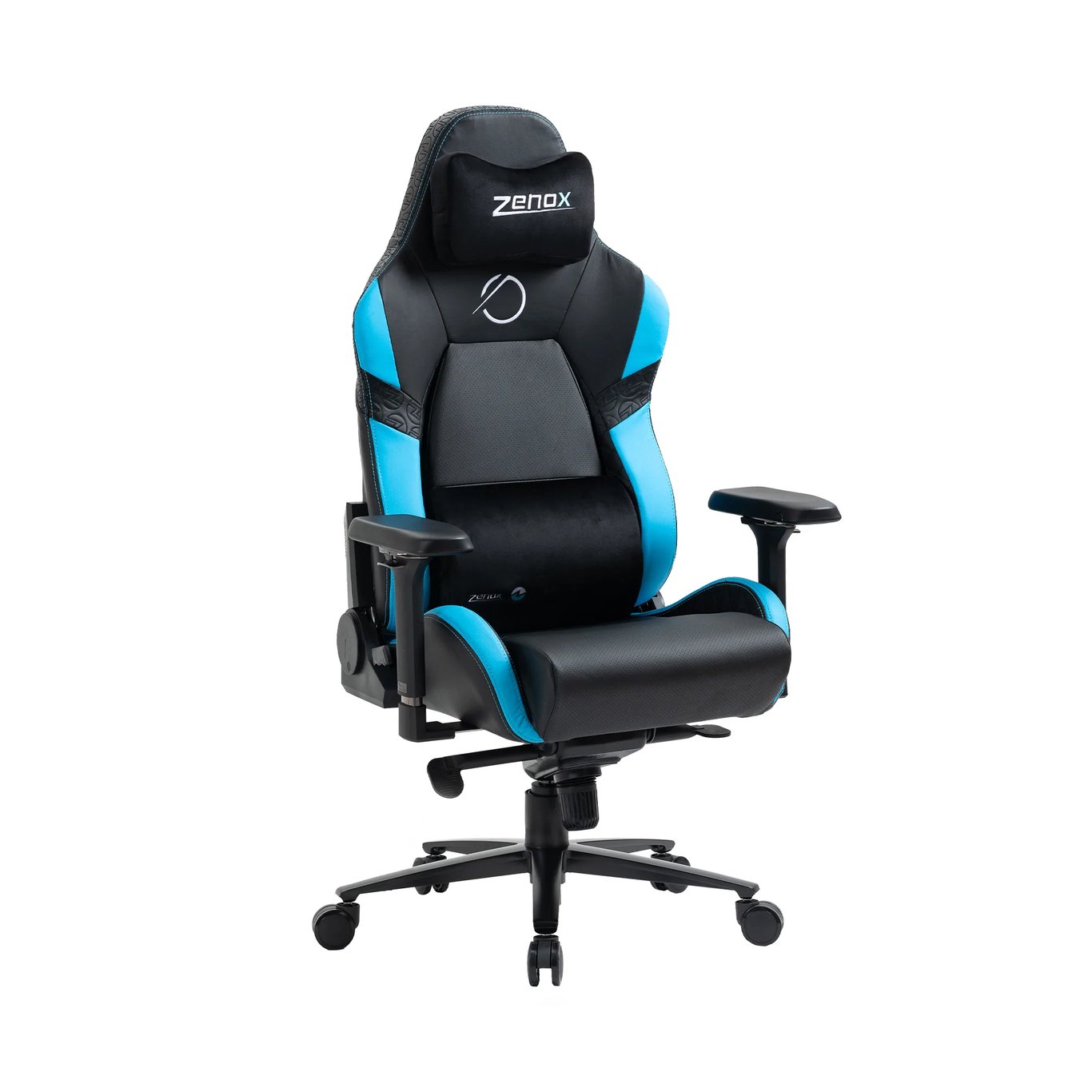 Zenox Jupiter-MK2 Racing Chair 電競椅 - Leather/Sky Blue 皮面/天藍色