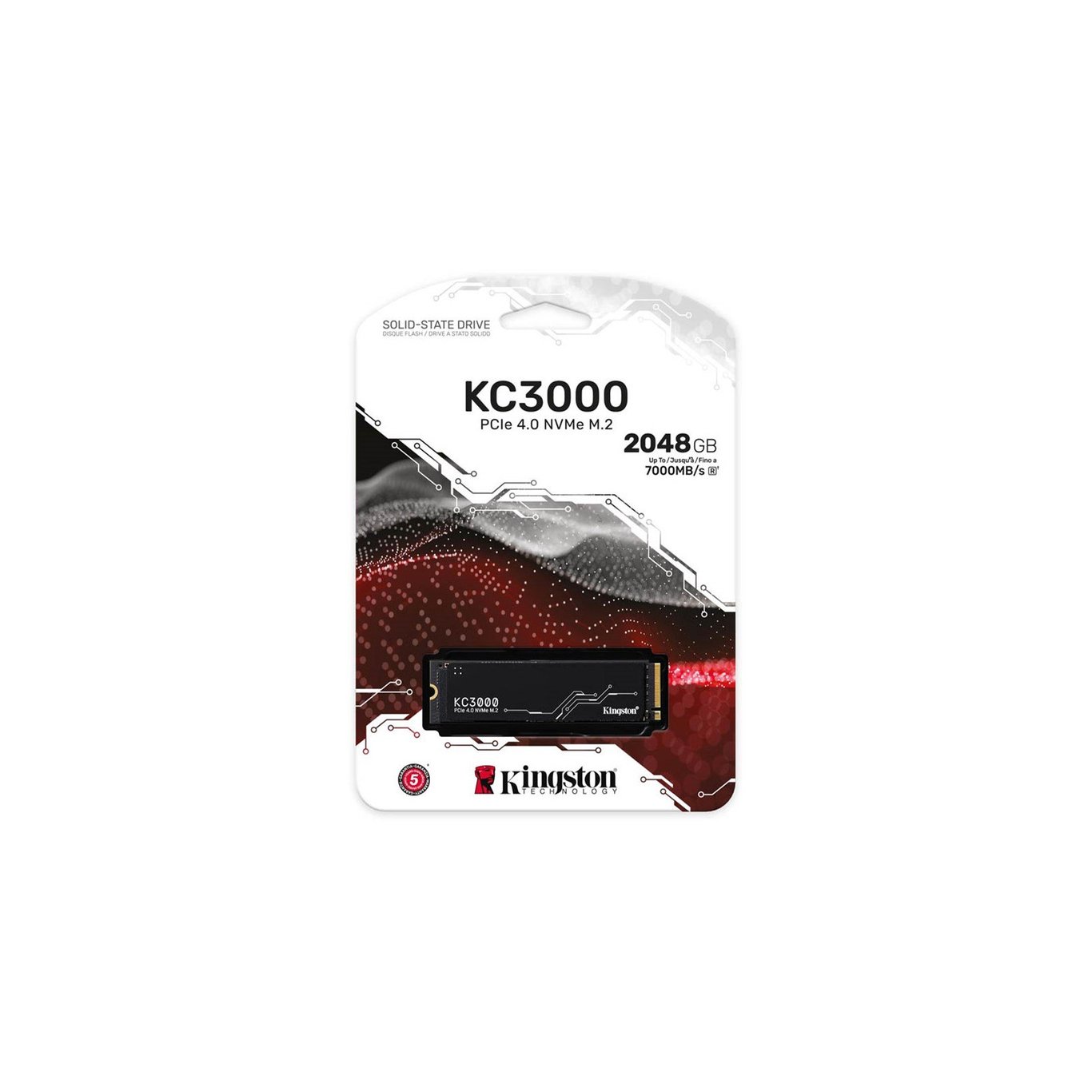 Kingston KC3000 2TB 3D TLC M.2 NVMe PCIe 4.0 x4 SSD