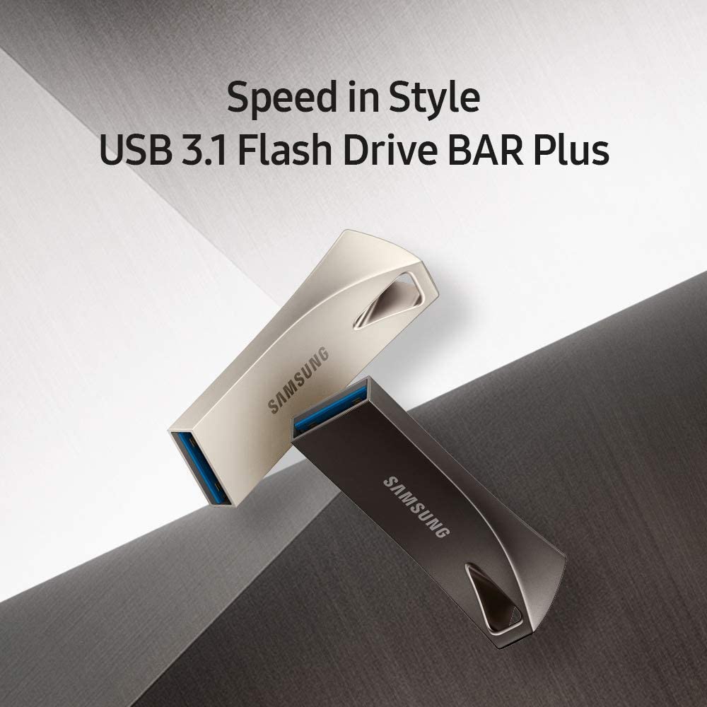 Samsung BAR Plus USB 3.1 隨身碟 64GB (深空灰)