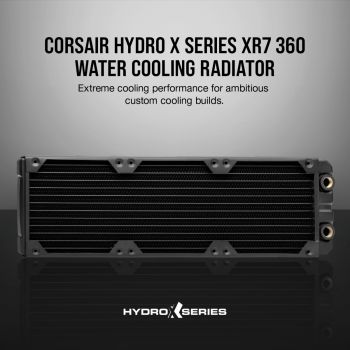 Corsair Hydro X Series XR7 360(360mm radiator; 54mm thick)
