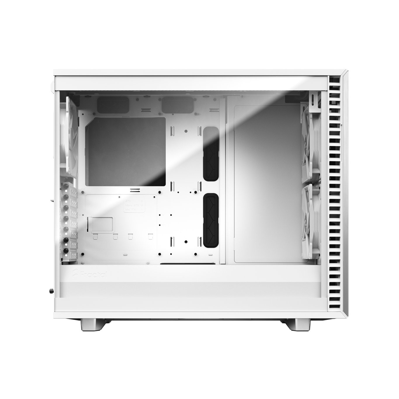 Fractal Design Define 7 Clear ATX 機箱 - White 白色