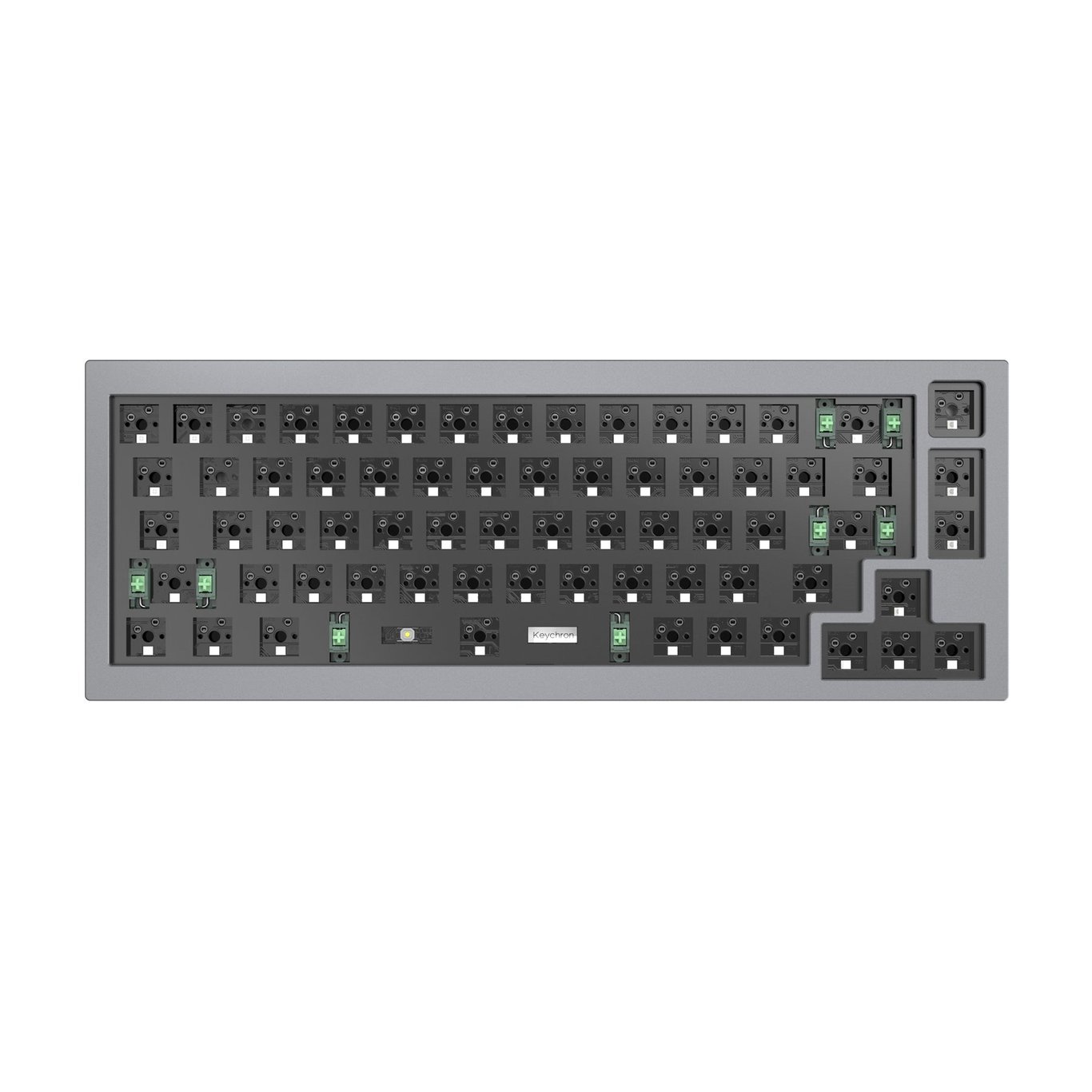 Keychron Q2B2 65% QMK 自定義機械鍵盤 (配旋鈕) - Barebone 準成品 (太空灰色)