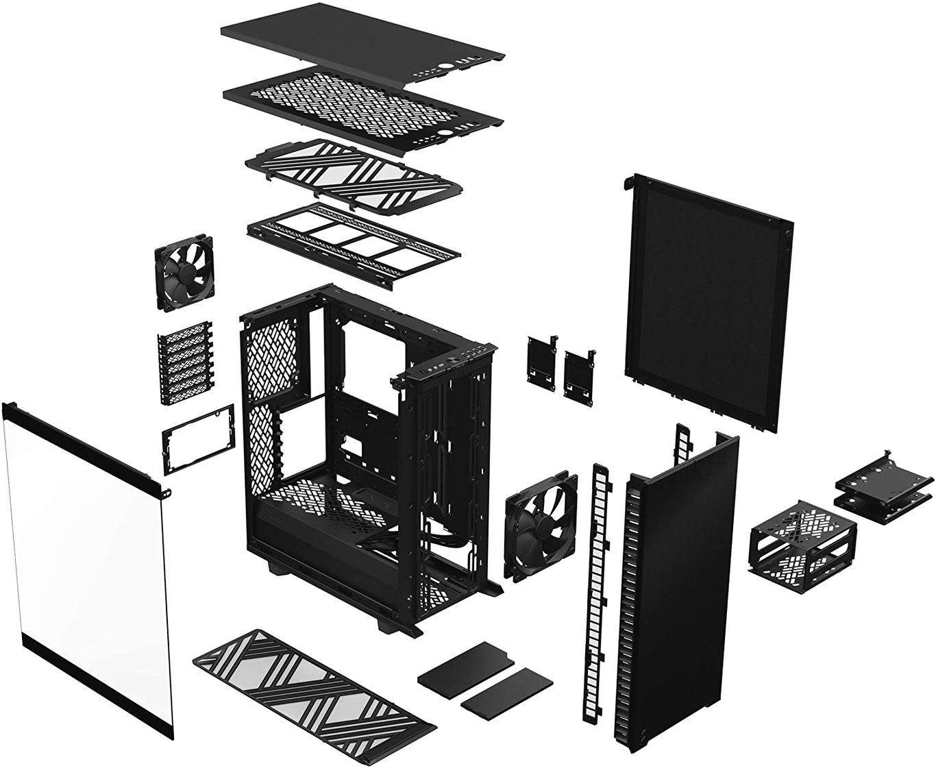 Fractal Design Define 7 Compact Light ATX 機箱 - Black 黑色