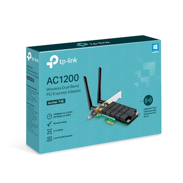 TP-Link Archer T4E AC1200  Wi-Fi PCIe -2
