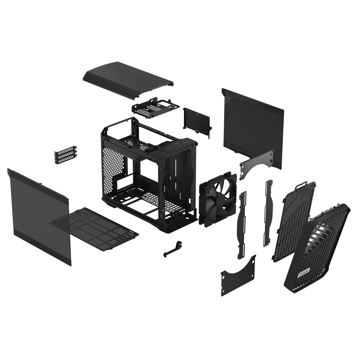 Fractal Design Torrent Nano Dark Mini-ITX 機箱 - Black 黑色