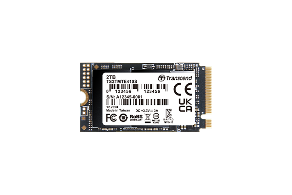 Transcend 410S 512GB 3D TLC M.2 2242 NVMe PCIe 4.0 X4 SSD