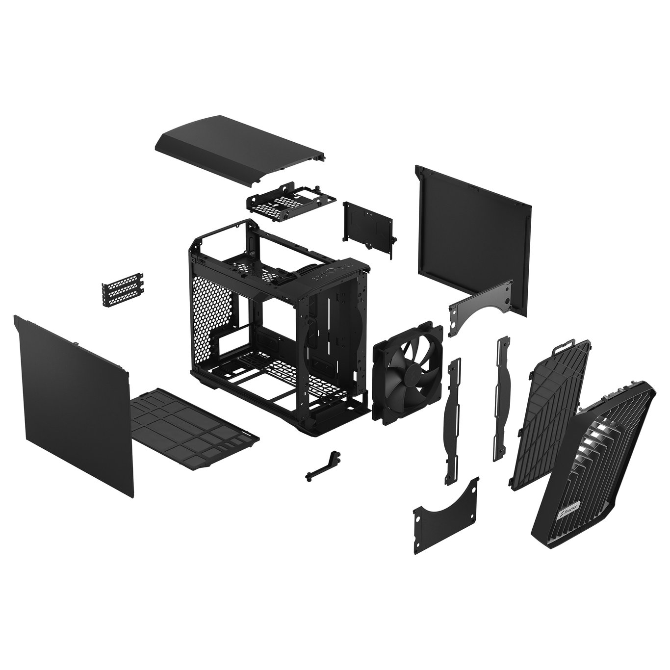 Fractal Design Torrent Nano Mini-ITX 機箱 - Black 黑色