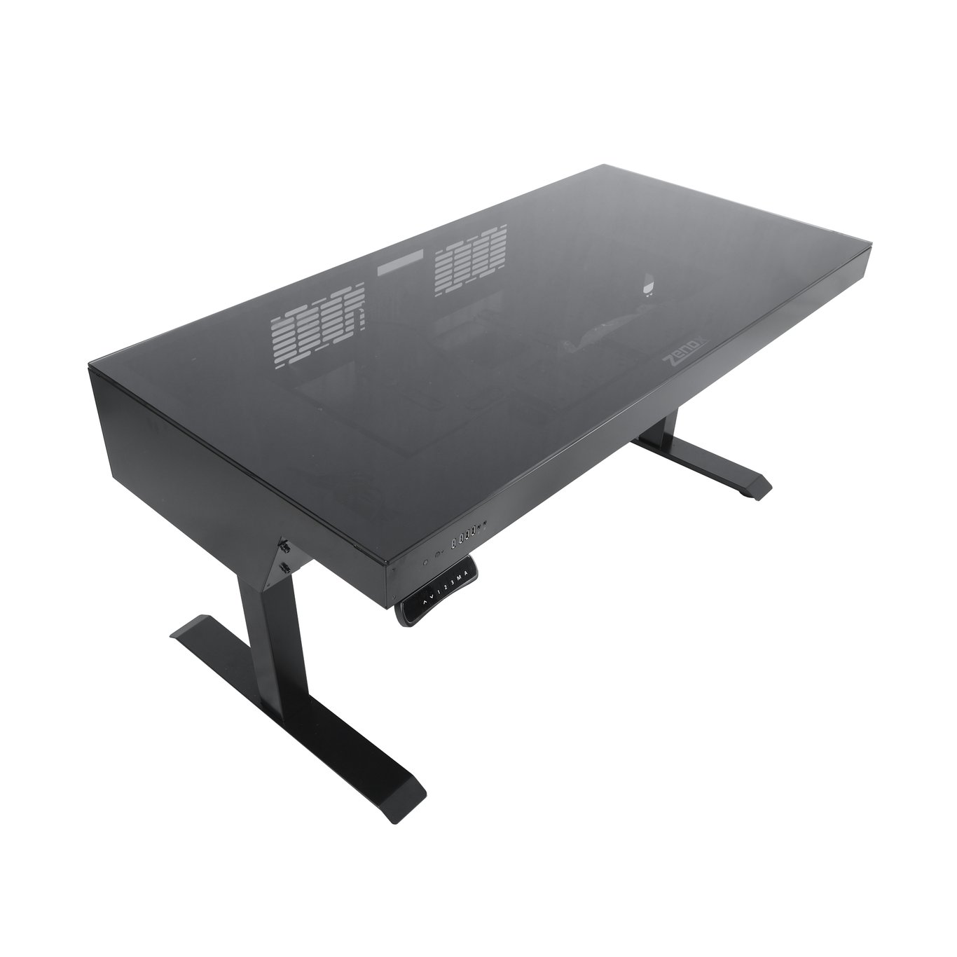 Zenox Zeus Pro Gaming Desk V2 電競枱 (可調整高度) ATX 機箱 - 1.5米 (組裝需另外報價)
