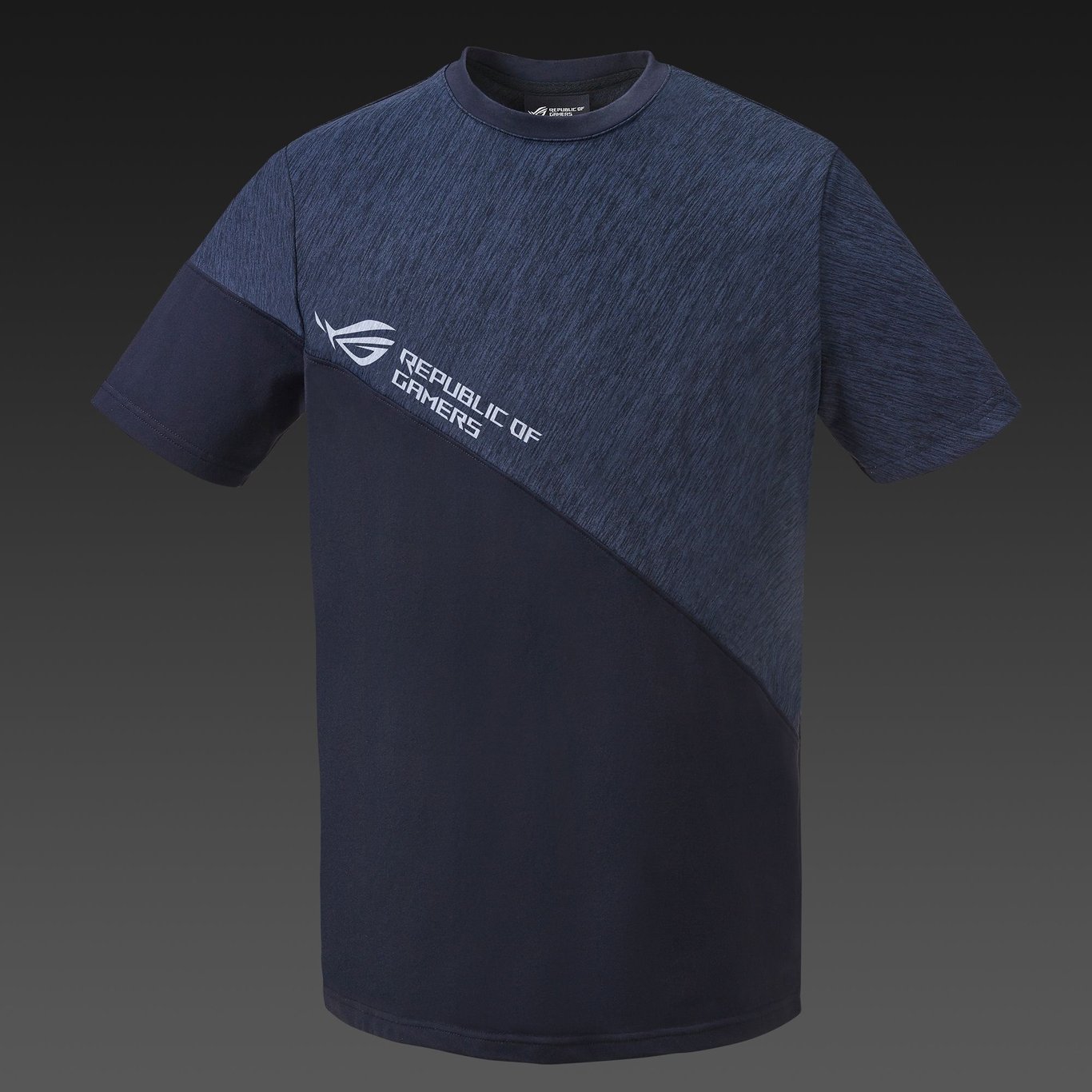 ASUS 華碩 ROG Asymmetry Stretch T-Shirt CT2001 - 黑色 (M/L/XL)