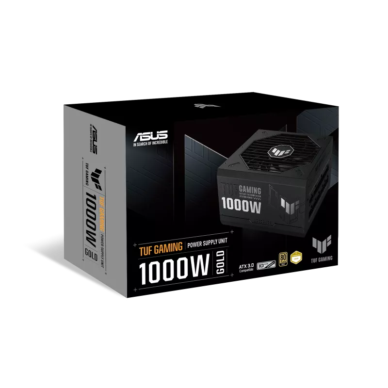 ASUS 華碩 TUF GAMING 1000W ATX3.0 (PCIe 5.0) 80Plus Gold 金牌 全模組 火牛 (10年保)