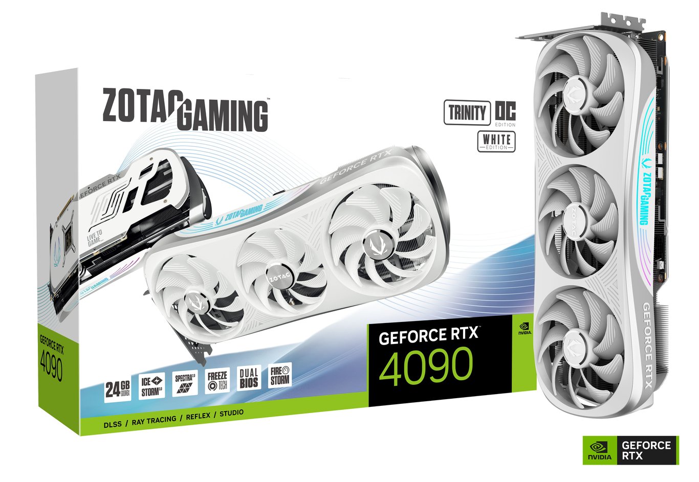 ZOTAC GAMING TRINITY White Edition GeForce RTX 4090 24G OC 