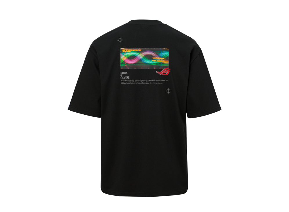 ASUS 華碩 ROG Black T-Shirt EVA 限定版 CT1011 - 黑色 中碼