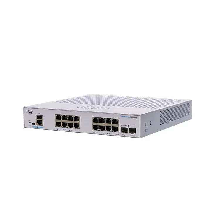 Cisco CBS350 16-Port Gigabit + 2-Port Gigabit SFP Uplink Managed 交換機 - CBS350-16T-2G-UK