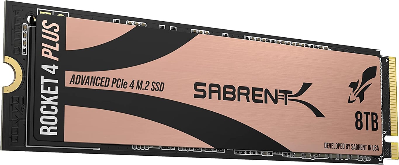 Sabrent ROCKET 4 PLUS 8TB TLC NVMe PCIe 4.0 x4 M.2 2280 SSD
