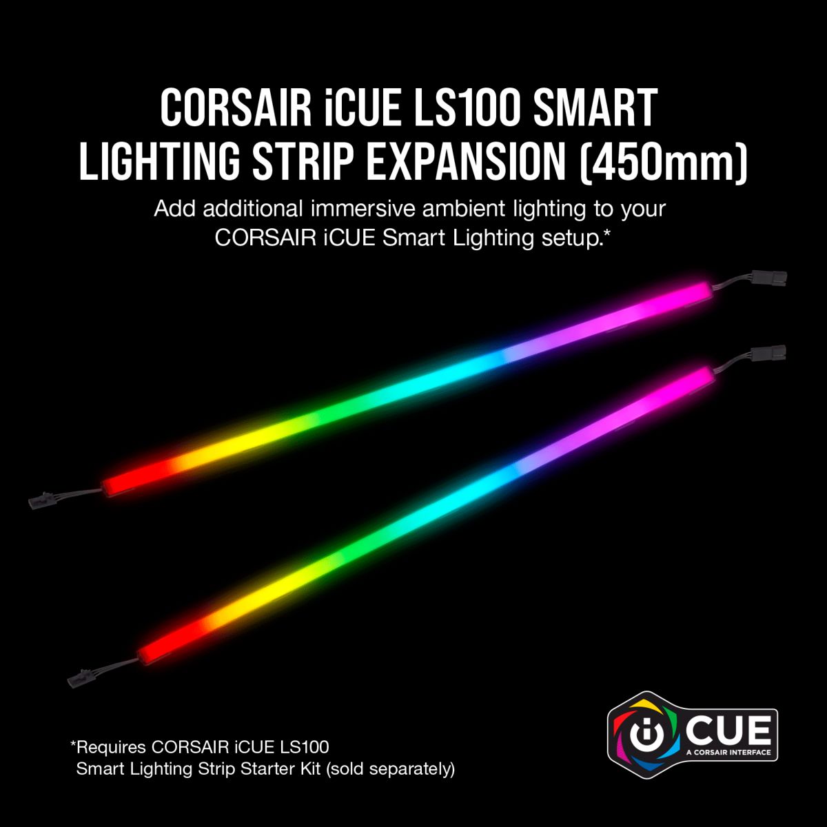 Corsair iCUE LS100 Smart Lighting Strip Expansion Kit 450mm