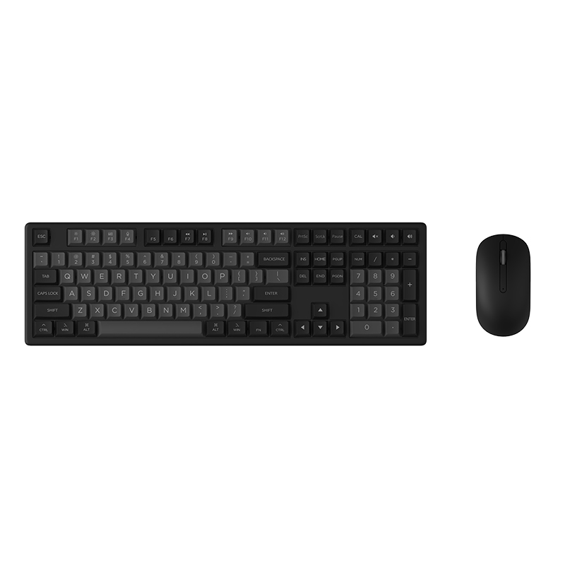 Akko MonsGeek MX108 商業鍵盤滑鼠套裝 - 黑銀色