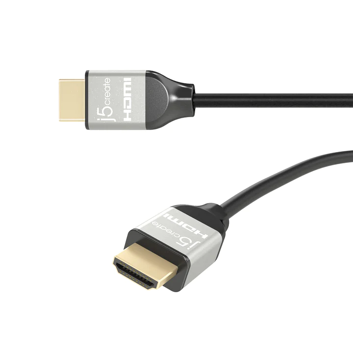 j5create JDC52 4K 公對公訊號線(2米) - HDMI Premium認證
