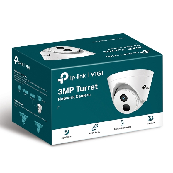 TP-Link VIGI C400HP-2.8  3MP半球型網路攝影機