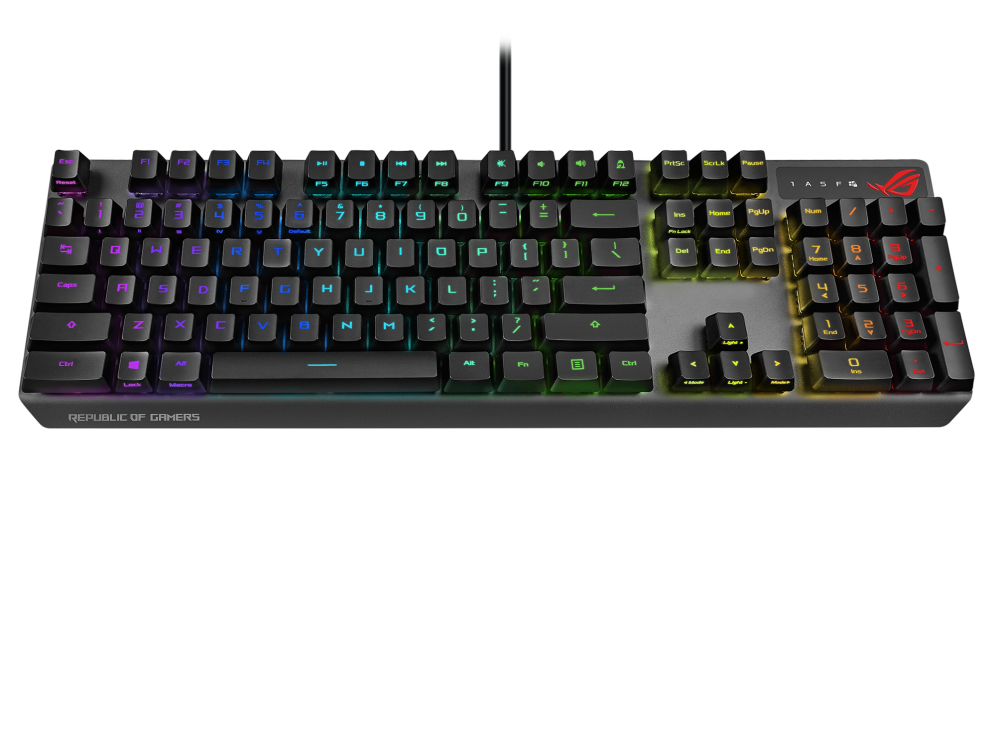 ASUS 華碩 ROG Strix Scope RX 104Keys 電競遊戲鍵盤 (RX 青軸 英文)
