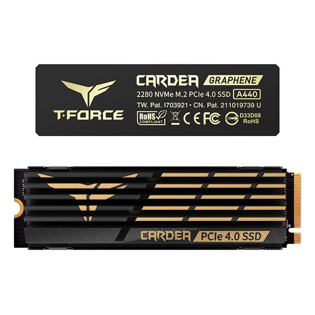 [Gen 4 2TB] Team T-Force Cardea A440 2TB TLC M.2 NVMe PCIe 4.0 x4 M.2 2280 SSD