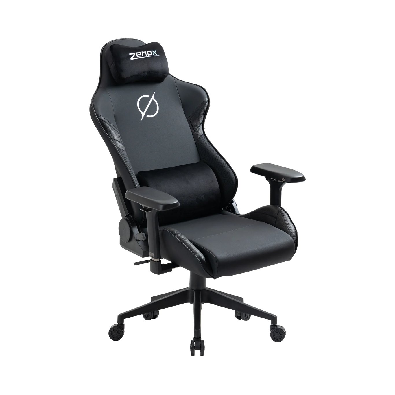 Zenox Saturn-MK2 Racing Chair  - Leather/Carbon /-4