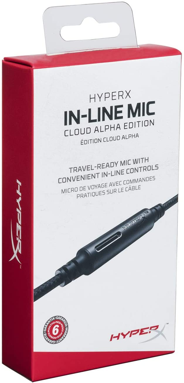 HyperX Cloud Alpha Cable with in-Line Mic Control (Retail Pack) (HX-ILMICCA-BK)