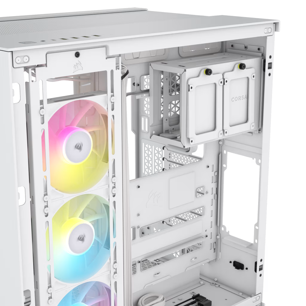 Corsair iCUE LINK 6500X RGB 無中柱全景玻璃 ATX 機箱 - White 白色
