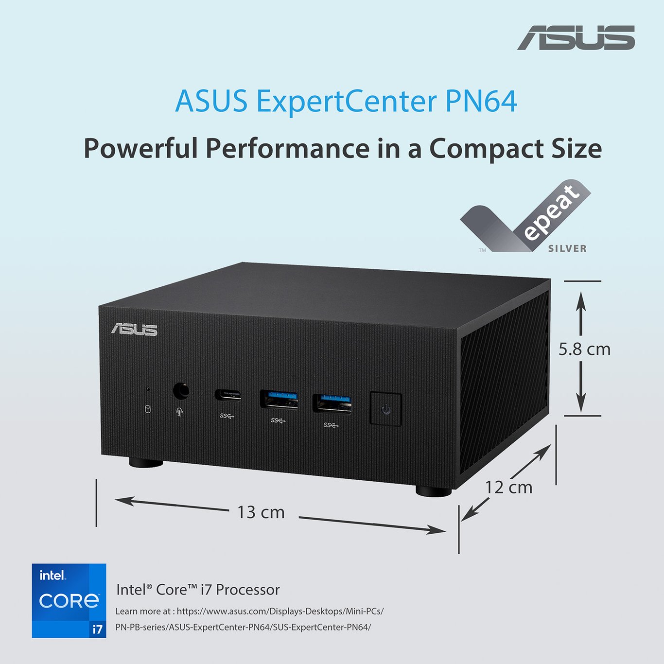 ASUS  Mini PC PN64-I5BB Intel Core i5-13500H Barebone -2