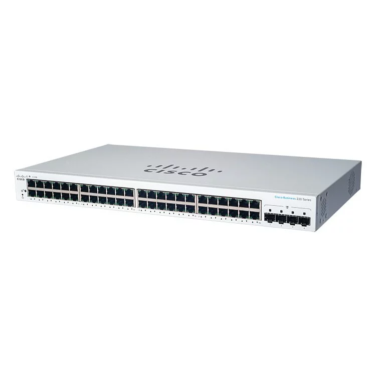 Cisco CBS220 48-Port Gigabit + 4-Port Gigabit SFP Uplink 智能交換機 - CBS220-48T-4G-UK