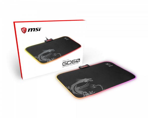 MSI 微星 Agility GD60 RGB Gaming Mousepad 電競遊戲滑鼠墊
