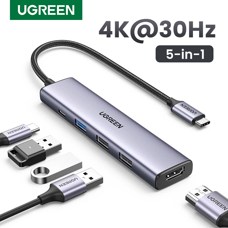 UGreen CM478 USB-C 5 in 1 HUB 
