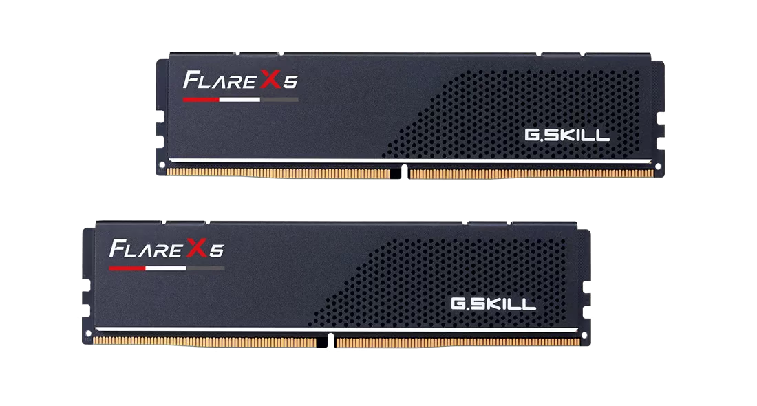 G.Skill Flare X5 DDR5 5200MHz 96GB (48GB x 2) - AMD EXPO (F5-5200J4040A48GX2-FX5)