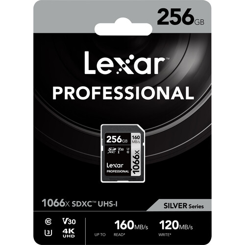 Lexar® Professional 1066x SDXC™ 256GB UHS-I Card