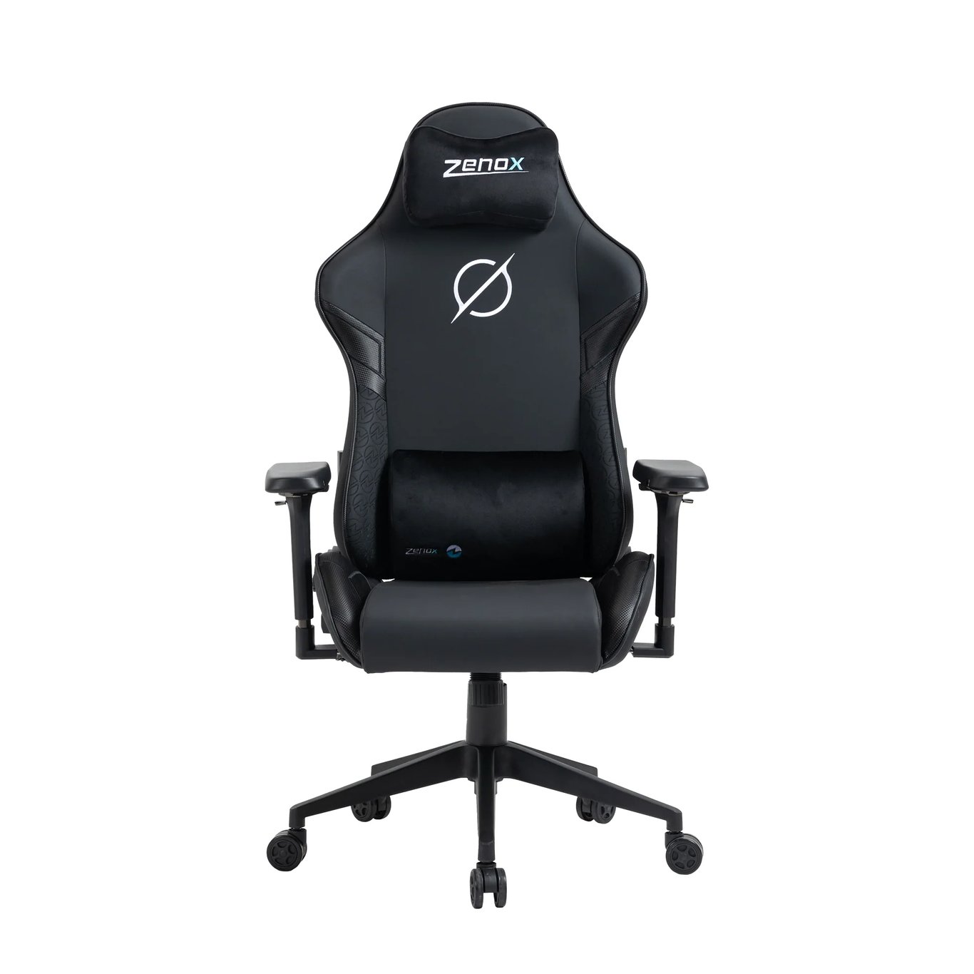 Zenox Saturn-MK2 Racing Chair  - Leather/Carbon /-1