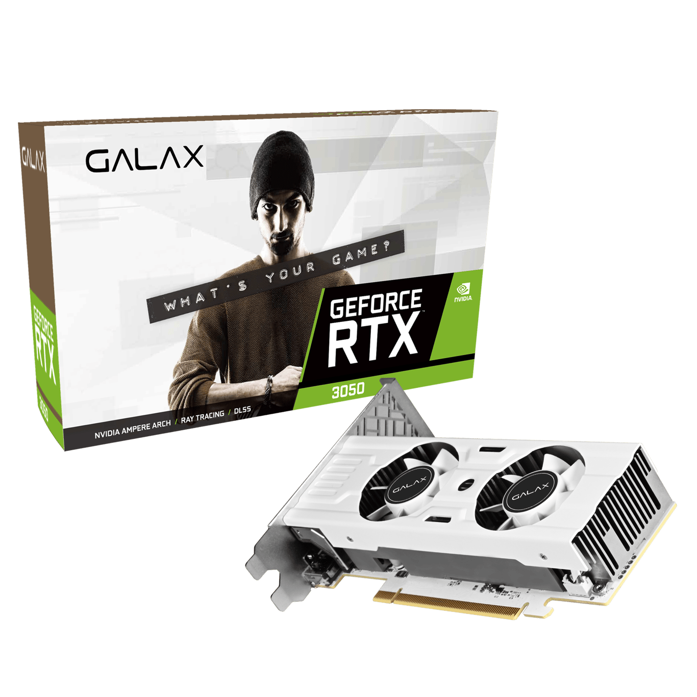 GALAX 1-Click OC GeForce RTX 3050 6G LP OC 顯示卡