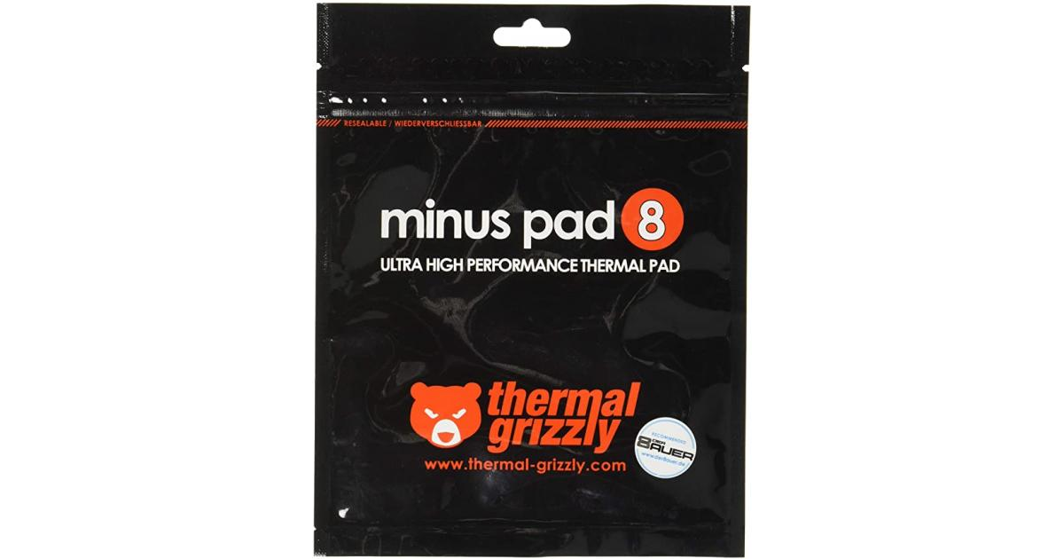 Thermal Grizzly Minus Pad 8  散熱貼 (20x 120x 1,0 mm - 2 pcs)
