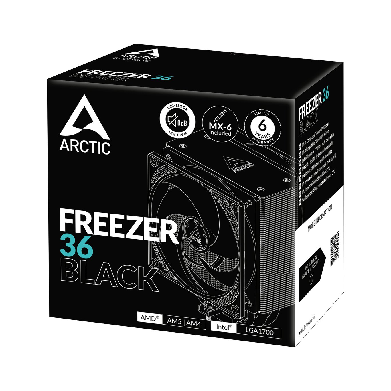 ARCTIC Freezer 36 Black 風冷散熱器