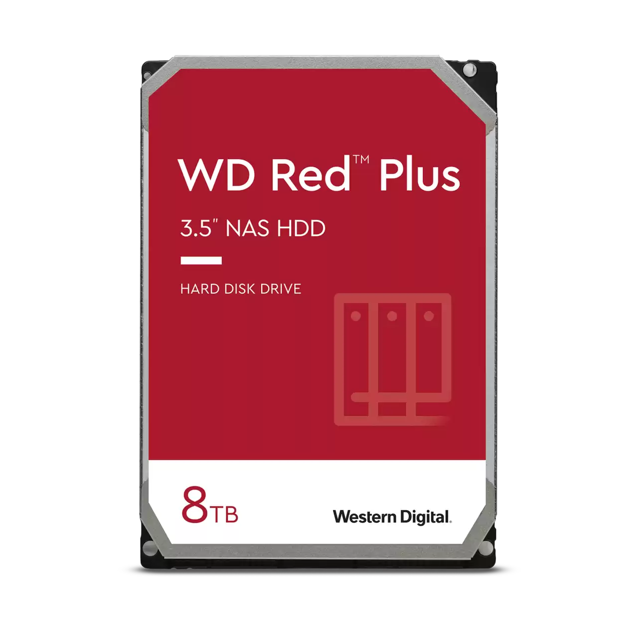 WD Red Plus 8TB 5640rpm 256MB 3.5" NAS HDD (WD80EFPX)