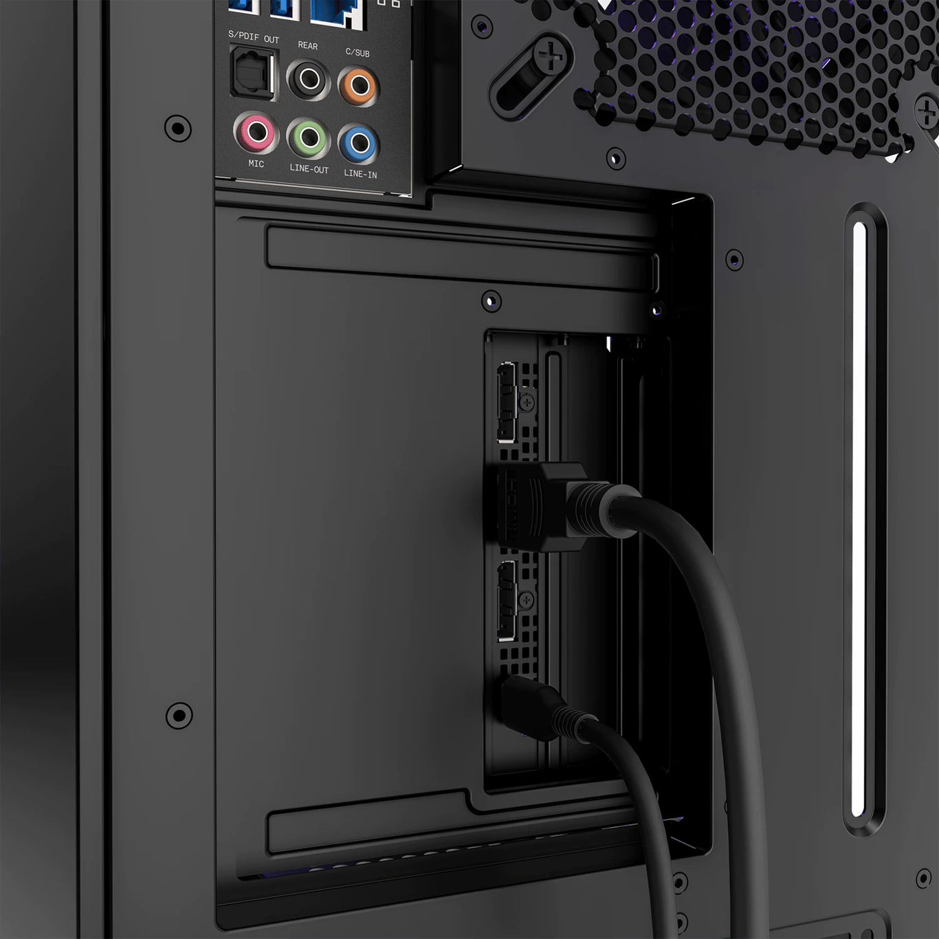 NZXT Vertical GPU Mounting Kit (PCIe 4.0 Riser cable) - 黑色 (組裝另外報價)