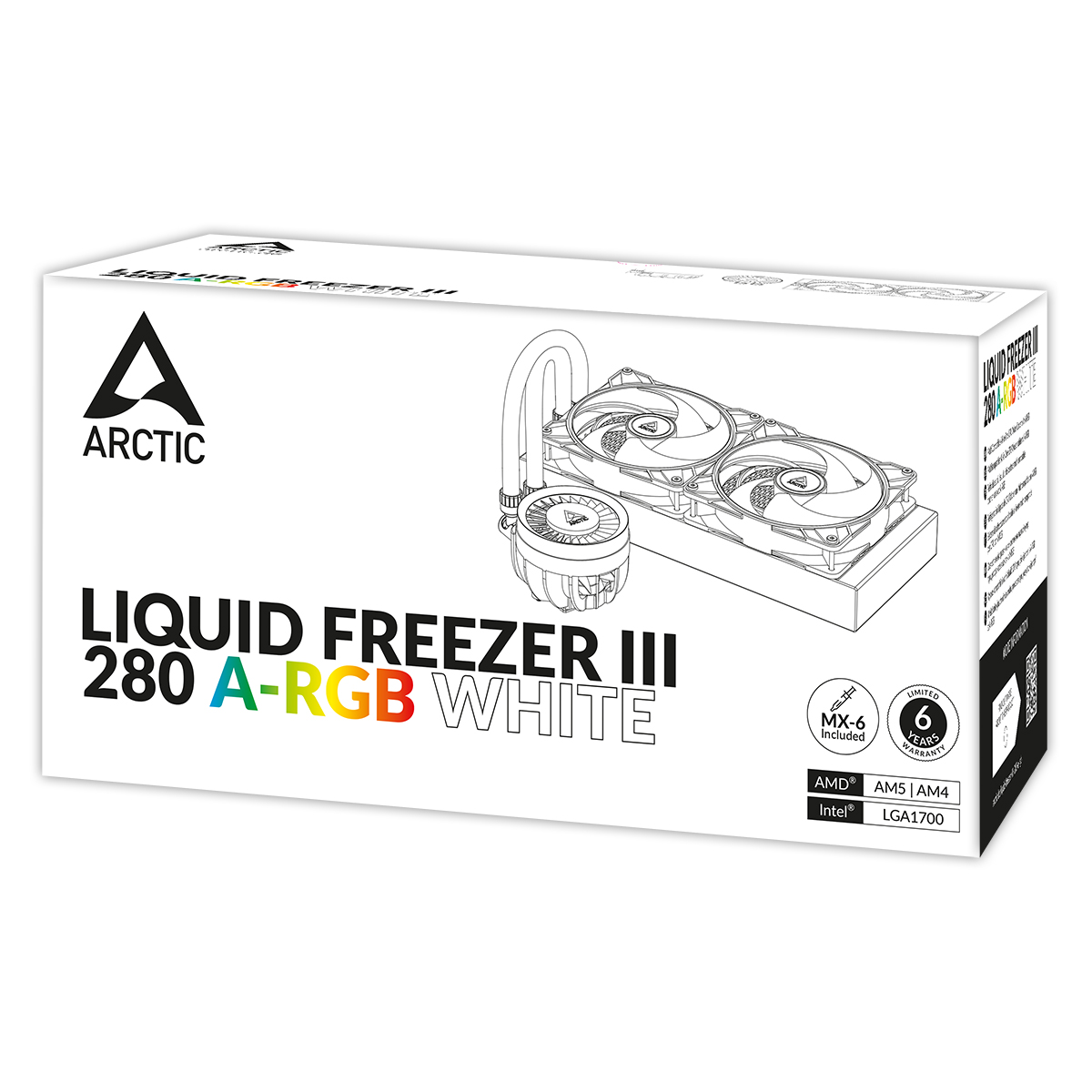 ARCTIC Liquid Freezer III 280 A-RGB 280mm 水冷散熱器 - White 白色