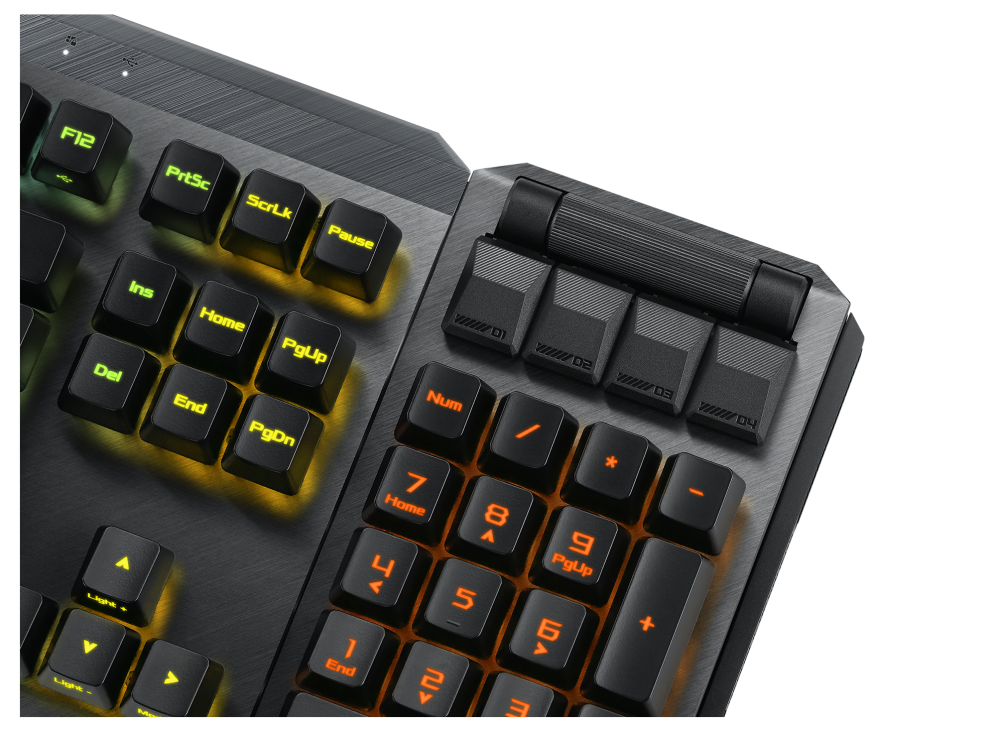 ASUS 華碩 ROG Claymore II RGB 無線機械式遊戲鍵盤 (ROG RX 紅軸 英文)