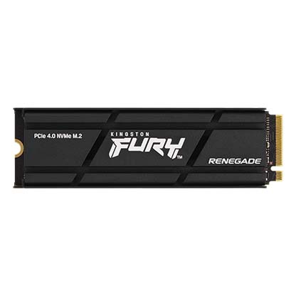 Kingston Fury Renegade 2TB 3D TLC M.2 NVMe PCIe 4.0 x4 SSD - w/ Heatsink 