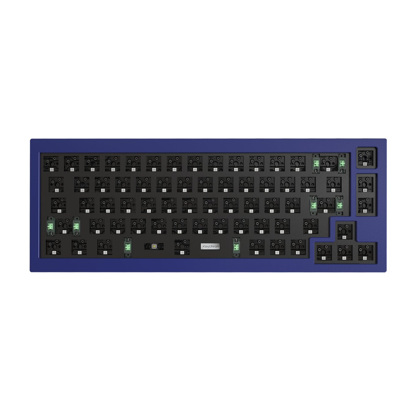 Keychron Q2B3 65% QMK 自定義機械鍵盤 (配旋鈕) - Barebone 準成品 (海軍藍色)