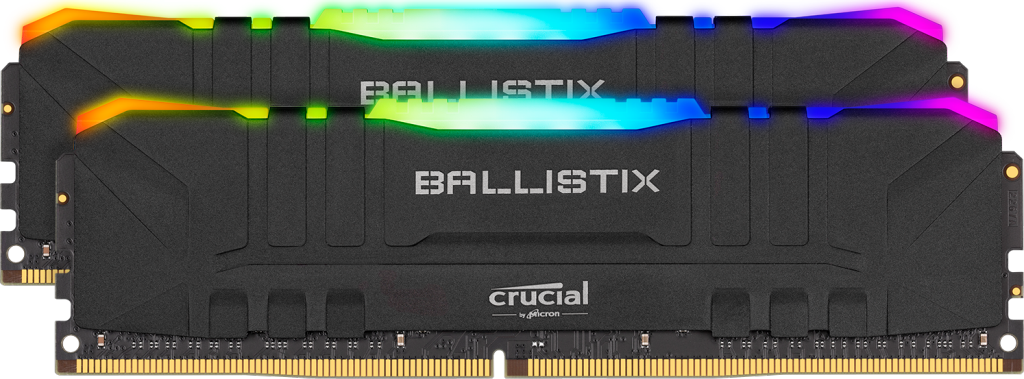Crucial Ballistix RGB 16GB (8GB x2) DDR4 3200MHz - Black (BL2K8G32C16U4BL)