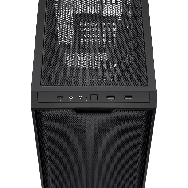 【支援背插底板】ASUS 華碩 A21 Micro-ATX 機箱 - Black 黑色