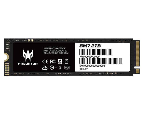 [Gen 4] Acer Predator GM7 2TB NVMe SSD