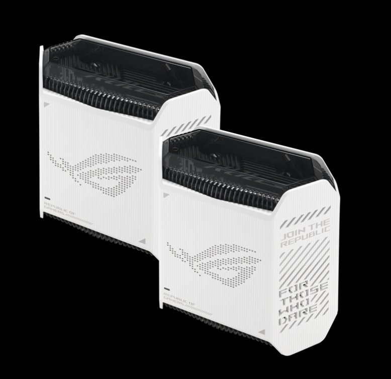 ASUS 華碩 ROG Rapture GT6 三頻 AX10000 WiFi 6 網狀網路多路由系統 - White 白色 (兩件裝)